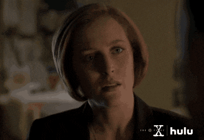Scully se demandant si tout ça est bien sérieux